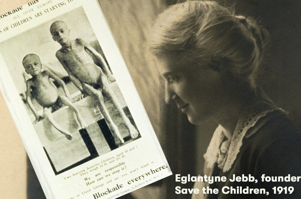 Image of Eglantyne Jebb, the founder of Save The Children.